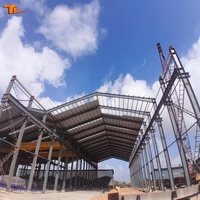 Construction de bâtiments métalliques préfabriqués de haute qualité en structure acier pour projets mondiaux