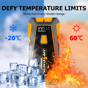 Chuyên nghiệp cấp 20000mAh pin lithium nhảy khởi động với 1600A đỉnh hiện tại cho 6L gas & 5L DIESEL xe tải và xe gắn máy - Product Image 2