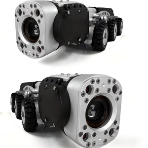 רובוט בדיקת צנרת Wi-Fi עם זום 10x וסיבוב/הטיה |   מצלמת זחל תת-ימית עמידה למים עבור תוכנת ניהול קווי ניקוז ביוב - Product Image 1