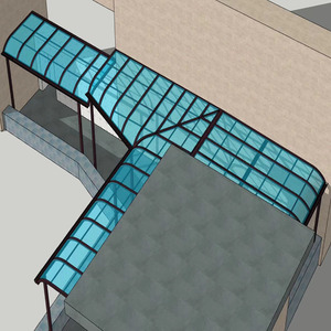 Toldo de Aleación de Aluminio <span class=keywords><strong>para</strong></span> Exteriores, Resistente a la Lluvia, con <span class=keywords><strong>Cristal</strong></span>, <span class=keywords><strong>para</strong></span> Hogar, Villa, Patio, Aleros, Balcón, Terraza - Product Image 6