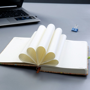 Eco-Friendly A5 Hardcover <strong>Notebook</strong> Journal with 100 Recycled <strong>Lined</strong> Pages Loose-Leaf Spiral Binding Wood Cover Cork Fabric Gift - Product Image 3