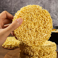 Factory Wholesale Dried Durum Wheat Instant Noodles Bulk Low-Fat Sugar-Free Chow Mein Noodle Cakes 4.5kg Box Packing Halal Food