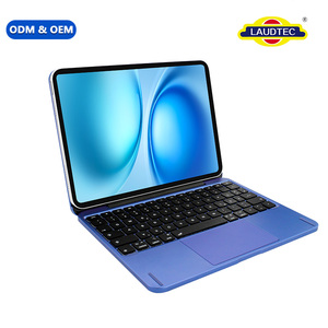Funda con Teclado para Tablet de Aleación de Aluminio Completa para iPad de 11 Pulgadas, Conexión Magnética Pogo Pin, Teclado Mágico, Personalización de Fábrica - Product Image 2