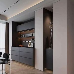 Luxury <b>MDF</b> Door <b>Panel</b> Sideboard for Living Room <b>Decorative</b> Cabinets - Product Image 1