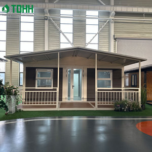 บ้านคอนเทนเนอร์หรูหราขนาด 20 ฟุต 38 ตร.ม. แบบขยายได้ พร้อมห้องครัว ห้องน้ำ ระเบียง ทนทานต่อแผ่นดินไหว เหมาะสำหรับใช้ในห้างสรรพสินค้า บ้านสำเร็จรูป - Product Image 1