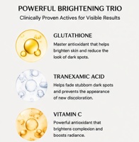 Sérum Éclaircissant Puissant au Glutathion en Gros avec Vitamine C et Concentré d'Acide Tranexamique – Ampoule Sérum Éclaircissant pour le Visage