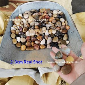 Galets <span class=keywords><strong>de</strong></span> <span class=keywords><strong>rivière</strong></span> naturels polis à haute brillance, galets plats pour jardin, pierres <span class=keywords><strong>de</strong></span> couleur mélangée pour allées, jardins et appartements - Product Image 5