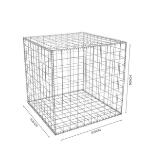 Nhà cung cấp nhà máy mạ kẽm nóng galfan tráng 4mm dây 200x100x50 gabion giỏ Hàn lưới hộp hàng rào cho đá giữ lại tường - Product Image 3