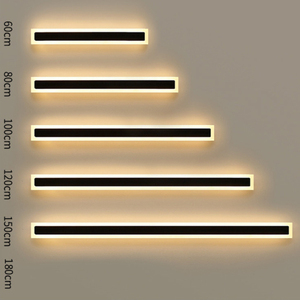 <span class=keywords><strong>Applique</strong></span> linéaire ferronnerie marbre bâtiment décoration appliques murales barre <span class=keywords><strong>horizontale</strong></span> fond barre verticale éclairage - Product Image 4