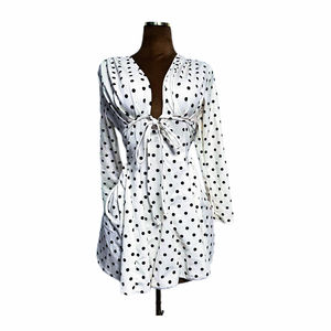 Robes décontractées en jean tissé avec dentelle pour femmes <span class=keywords><strong>Shein</strong></span>, styles variés, vente en gros, expéditions mixtes, vêtements et articles vestimentaires en stock - Product Image 5