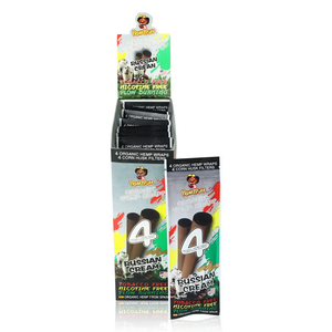 Honeypuff Brand Atacado Frutas Flavored Hemp Wraps Com Pontas De Rolamento Resealable Zip Pack Rolling Paper Acessórios - Product Image 2