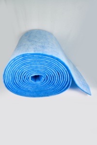 Filtros de Entrada de Aire N95 para Cabina de Pintura FRS-<span class=keywords><strong>30</strong></span> FRESH EU3/G3, Rollo de Prefiltro de Fibra de Poliéster Azul y Blanco - Product Image 2