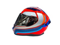 Machine de nettoyage de casques de moto à double visière, finition noire mate, ailettes remplaçables, construction en ABS pour moto de route/vélo