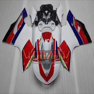 Cuerpo de inyección para DUCATI Panigale 899 1199 S R 1199 S 12 13 14 15 16 19No.106 <span class=keywords><strong>1199R</strong></span> rojo brillante 2012 2013 2014 2015 2016 Carenado - Product Image 5