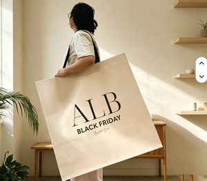 Bolsa de papel grande para compras, con logo personalizado, extra grande, gigante, para regalo, para empaque de marca minorista - Product Image 1