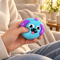 Jouet sensoriel anti-stress en forme de chiot mignon à presser