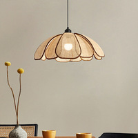 Lampe suspendue en tissu et en forme de liane de style japonais, inspirée du Wabi-sabi, minimaliste, pour salle à manger, lustre LED, application Mijia, blanc chaud