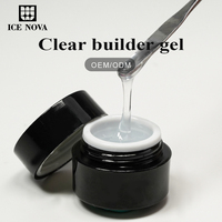 Gel UV Constructeur pour Ongles 1 KG – Vernis Transparent en Gros, Base et Top Coat Gel Transparent 1kg