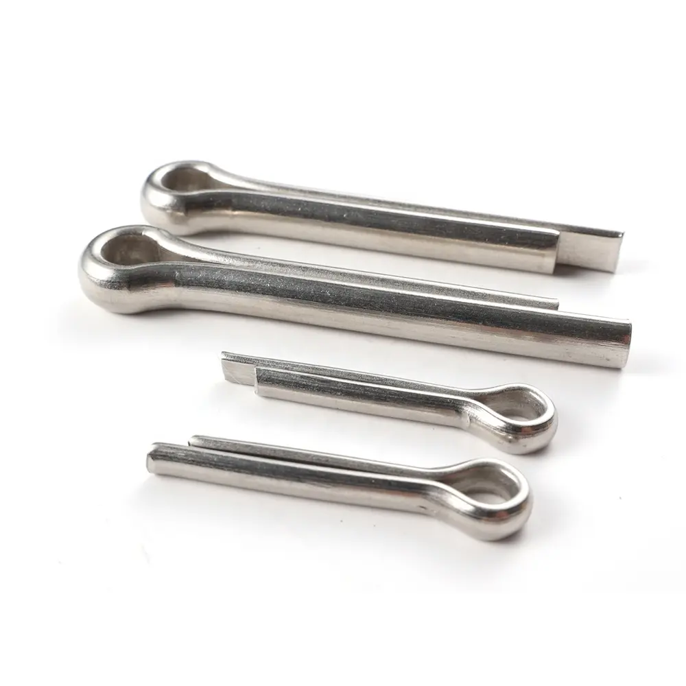 Custom R B jenis kuningan 18-8 Stainless Steel Taper Pin elastis Split Cotter Pin
