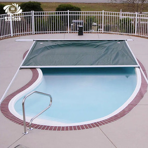<span class=keywords><strong>Cubierta</strong></span> <span class=keywords><strong>para</strong></span> <span class=keywords><strong>Piscina</strong></span> <span class=keywords><strong>de</strong></span> PVC Water Crown con Compartimento <span class=keywords><strong>para</strong></span> Residuos <span class=keywords><strong>de</strong></span> Fácil Acceso, Sistema <span class=keywords><strong>de</strong></span> Rieles Auto Click, Cubre Completamente Piscinas Irregulares - Product Image 3