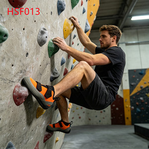 LXG, Chaussures d'<span class=keywords><strong>escalade</strong></span> souples pour salle de bouldering intérieure, modèle Arch Edging, pour entraînement sur rocher, disponibles en noir/gris/bleu, chaussures d'<span class=keywords><strong>escalade</strong></span> pour enfants HSF013 - Product Image 1