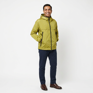 <b>Men's</b> Customizable High Street Windbreaker <b>Jacket</b> for Sports & Travel Windproof <b>Warm</b> Winter Hiking & Running Hot Sale Plain Dyed - Product Image 1