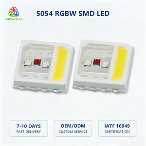 LED <span class=keywords><strong>SMD</strong></span> RGBW 5054 ad Alta Luminosità 4 in 1 <span class=keywords><strong>8</strong></span> Pin per Strisce LED e Illuminazione Architettonica, Produzione OEM - Product Image 1
