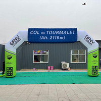 Arche gonflable publicitaire personnalisée à prix d'usine, arches gonflables de départ et d'arrivée pour la décoration d'événements sportifs