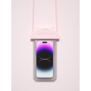 Funda impermeable para teléfono con cordón, diseño de gato de dibujos animados, para nadar, pescar, uso al aire libre - Product Image 3