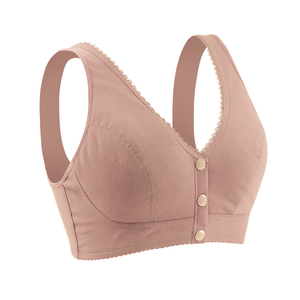 Người phụ nữ cộng với kích thước phía trước mở Áo ngực bông điều dưỡng kích thước lớn Phụ nữ sexy vú đầy đủ lên áo ngực - Product Image 3