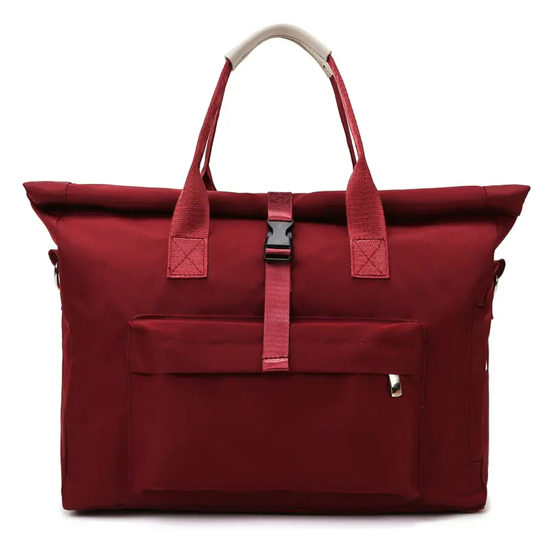 Mochila roja para ordenador portátil, bolso de hombro, mochila impermeable de viaje para ordenador portátil para hombres y mujeres