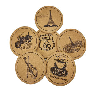 Posavasos de Corteza de Roble de Dongguan de 100 mm, Impresión por Transferencia Térmica, Logotipo Personalizado, Ecológicos, Hechos en Dongguan para Restaurantes - Product Image 3