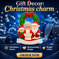 Party-Zubehör Hochwertige Personalisierte Ornamente Traumhafte Überlebens-Familie Weihnachtsdekoration Hängende Weihnachtsornamente