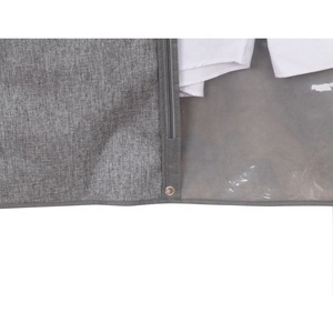 Wholesale Promotional Zip Lock Storage <strong>Bags</strong> <strong>Breathable</strong> Carry Cover for Wedding Dress or <strong>Garment</strong> Suit Dust Proof and Convenient - Product Image 3