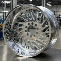 Roues NJQS forgées de 20 pouces, chromées, roue simple 20x10
