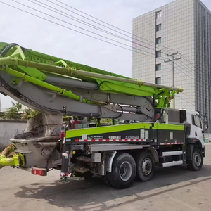 Promotion Nouveau Camion Pompe à Béton Diesel Hammer 62m Moteur 18m³/h Couleur Verte Shanghai Modèle 2021 Certifié - Product Image 1