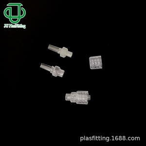 Conectores de rosca externa Luer de plástico PP-PC de 4.8-6.4 mm para mangueras de goma, conectores de precisión - Product Image 3