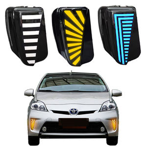 Feux de jour à LED pour <span class=keywords><strong>Toyota</strong></span> <span class=keywords><strong>Prius</strong></span> 2012 2013 2014 2015, <span class=keywords><strong>3</strong></span> couleurs, DRL, avec clignotants - Product Image 1