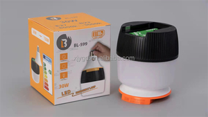 30 Вт E27 Светодиодная аварийная лампа с перезаряжаемой батареей 2400 мАч Съемная лампа 85 265 В широкий диапазон напряжения энергосберегающая резервная лампа - Product Image 4