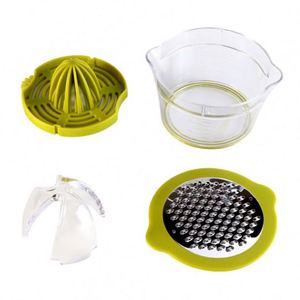 Hot Sell Fruit Tools Citrus Lemon Orange Reamer Squeezer Multi-Function 4 in 1 Manual Juicer Squeezer with Container - Product Image 1