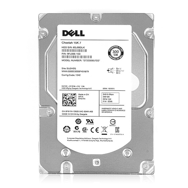 DELLs Hard Drive 1.2TB SAS 10k Rpm for Server Computer