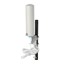 Antenne MIMO WiFi 4G LTE à polarisation verticale 12dBi IP67 pour routeur sans fil et point d'accès, câble RG174 de 5m, connecteur double mâle pour extérieur