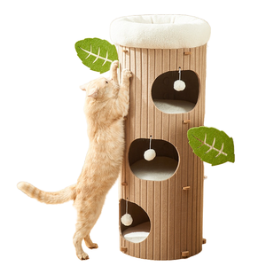 Commercio all'ingrosso della fabbrica del centro di attività del gatto Sisal Post gatto albero & Scratcher per gatti Indoor & intrattenimento di arrampicata - Product Image 1