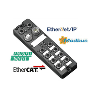 Gateway Ethernet HEINXS I/O Modbus TCP, Clase de Protección IP67, 12-24VDC, Automatización Industrial, Detección y Reconocimiento