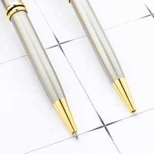 1.0Mm Premium Business Metal Custom Logo Stainless Steel Twist Ballpoint Promotional Gift <b>Pen</b> - Product Image 4