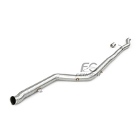 Tuyau intermédiaire d'échappement OEM en acier inoxydable pour BMW 540 540i G30 B58 2017-2023 – Amélioration du son et performance de course