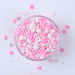 Lovebakery-decoraciones para Tartas de San Valentín, aspersores de <span class=keywords><strong>confeti</strong></span> de corazón de estrellas, perlas de azúcar comestibles, decoración de pasteles para repostería - Product Image 4