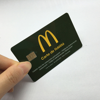Cartes d'identité personnalisées 85.5x54x0.76mm, cartes de crédit vierges en plastique nfc avec puce pour impression de badges pièce de monnaie