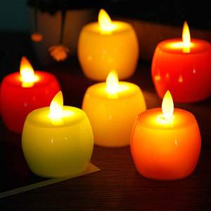 Vente <span class=keywords><strong>en</strong></span> <span class=keywords><strong>gros</strong></span> de bougies <span class=keywords><strong>LED</strong></span> sans flamme sans fumée bon marché décorées pour Noël et les mariages - Product Image 1