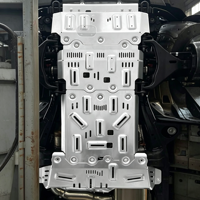 Plaque de protection moteur légère en alliage aérospatial Al-Mg FK 8 mm pour TANK 400 2.0T HEV, protection de performance post-vente pour Overlanding, couleur argentée